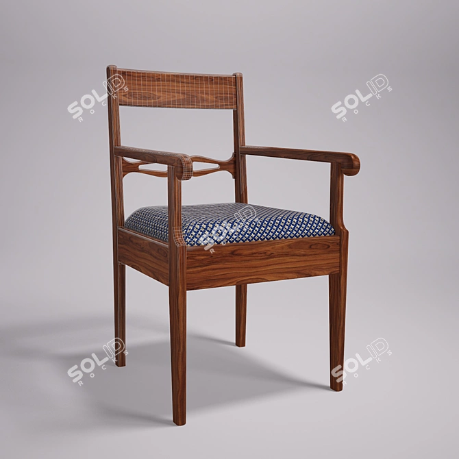 Modern Ergonomic Office Chair 3D model image 3