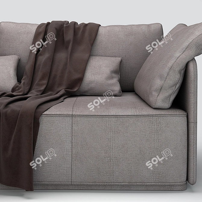 Smania Beverly 240: Stylish and Modern Sofa 3D model image 2