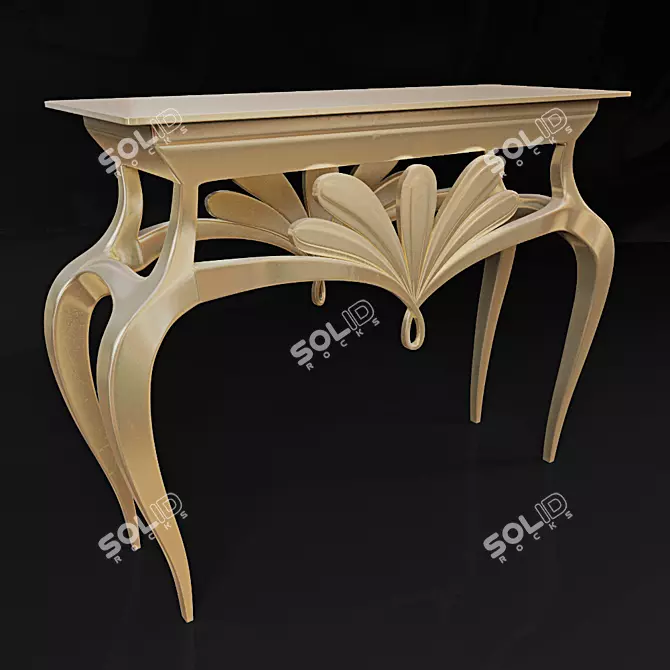 Chinese Console: 1200x400x900 Dimensions 3D model image 1