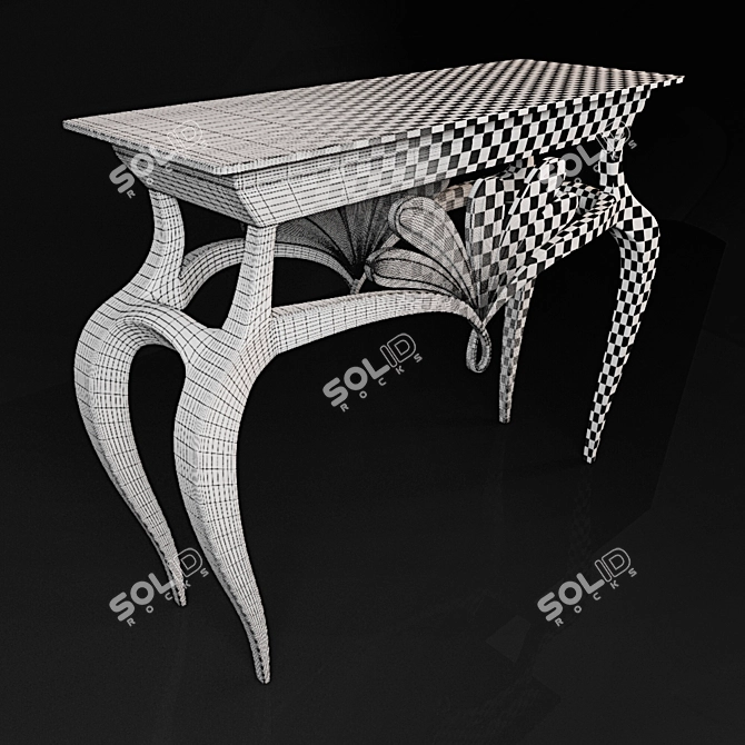 Chinese Console: 1200x400x900 Dimensions 3D model image 2