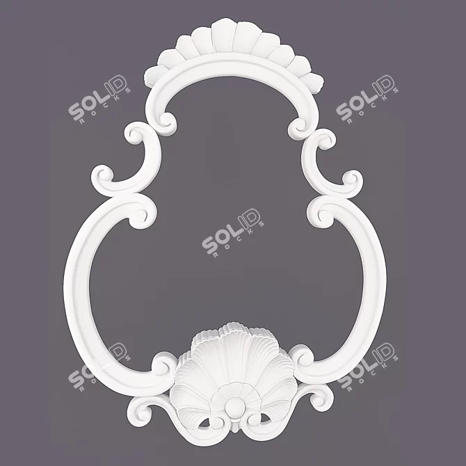 Elegant Photo Frame: Durable and Lightweight 3D model image 1