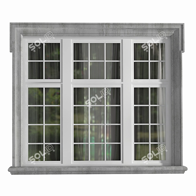 British Classic Window and Door Set 3D model image 5