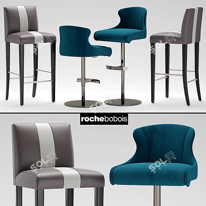 Luxurious Carioca Steeple Chairs 3D model image 1