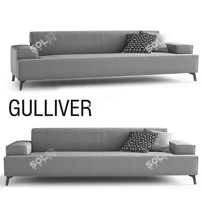Gulliver Sofas by Italiasofa 3D model image 1