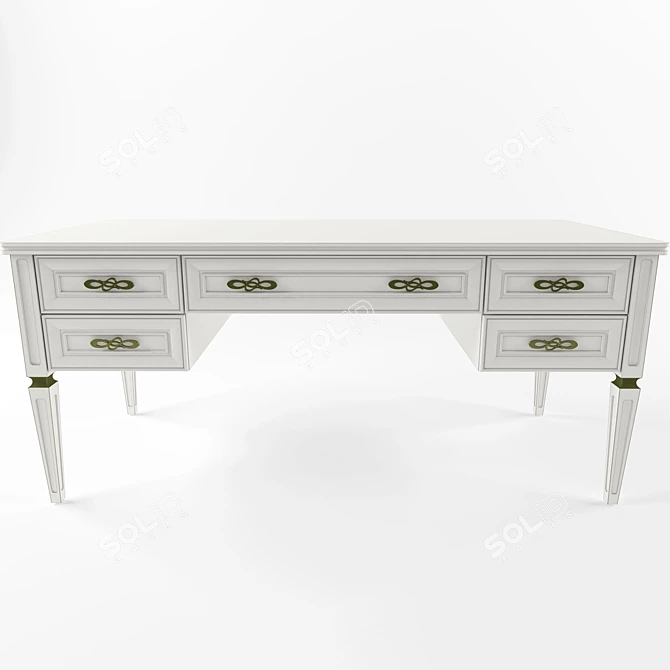 Utah Writing Desk - Art.Yuta-65 3D model image 2