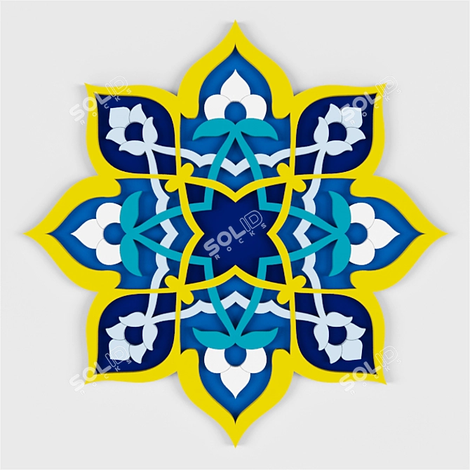 Turkish Delight: Exquisite Ornament Design 3D model image 1