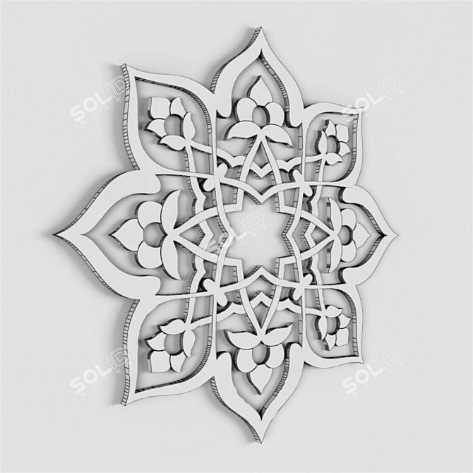 Turkish Delight: Exquisite Ornament Design 3D model image 2