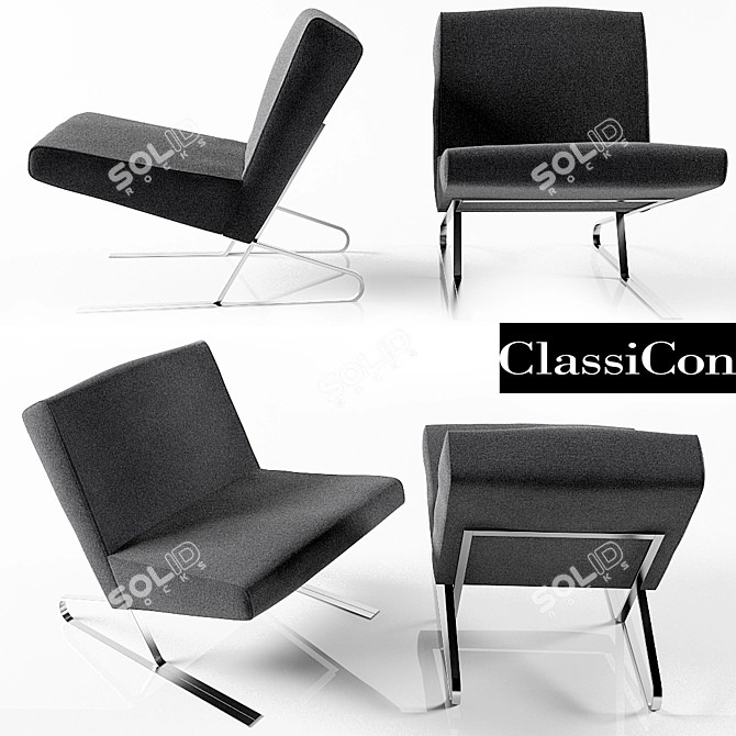 Satyr Lounge Chair: ClassCon Design 3D model image 1