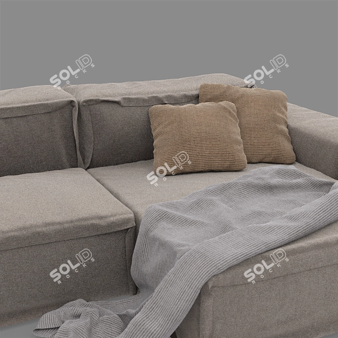 Cantori BassetHound Sofa 3D model image 2