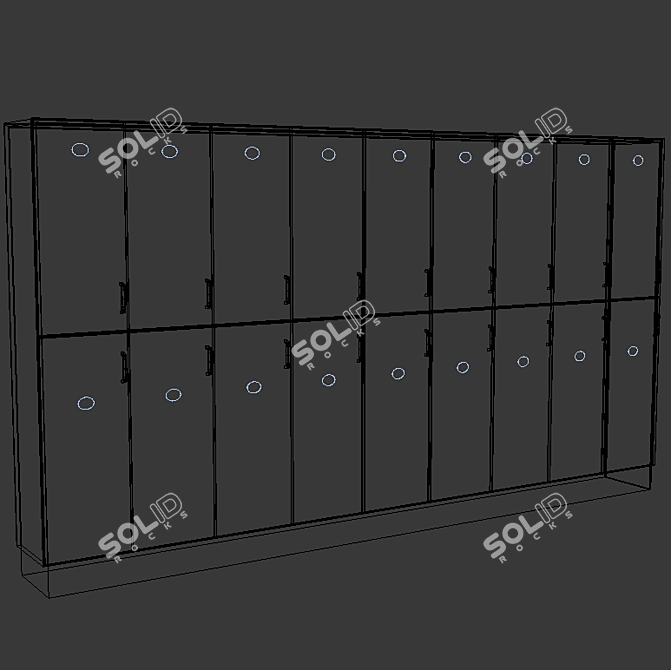 Secure Storage Solution 3D model image 2