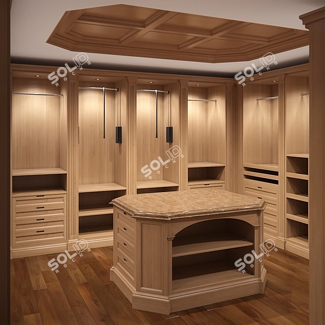 Italian Laboratory Wardrobe: Modern Design 3D model image 2