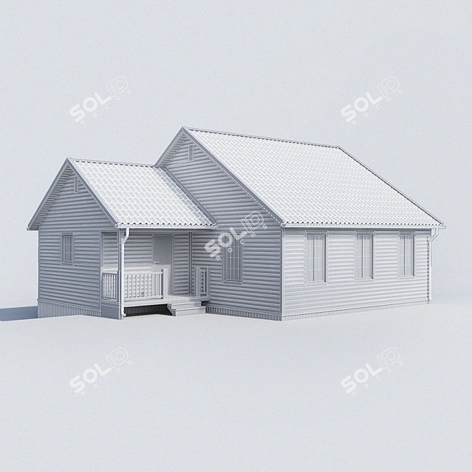 Cozy 90m2 Home 3D model image 2