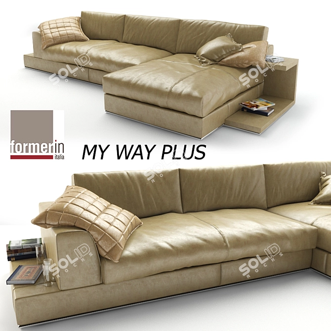 Versatile 375cm Storage Solution 3D model image 1