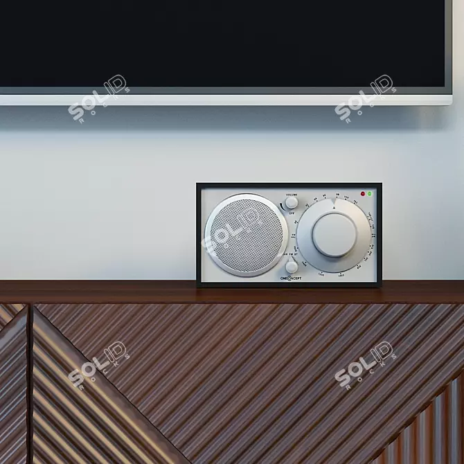 Modern Rosanna Ceravolo Media Console 3D model image 3