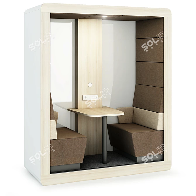 Silent Workspace Solution 3D model image 1