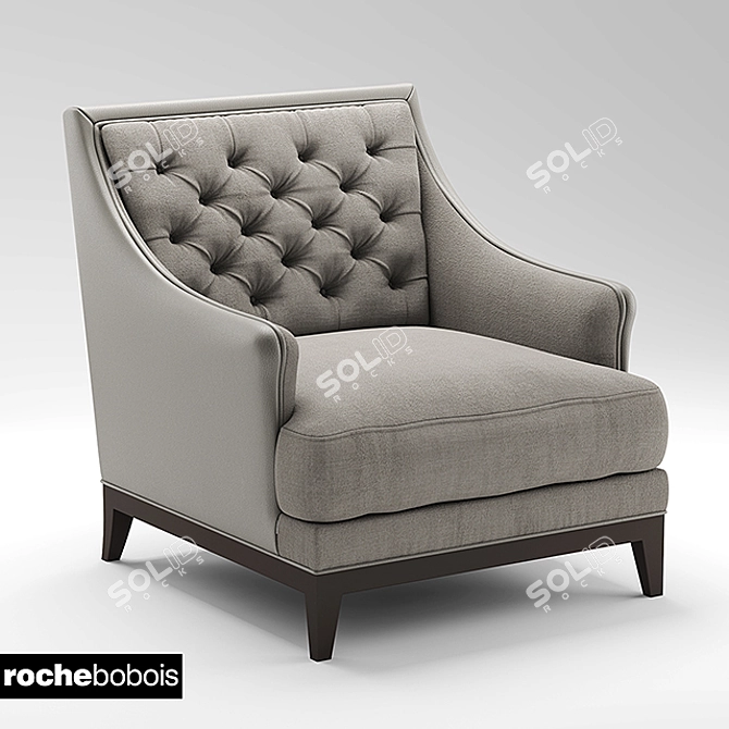 Elegant EPOQ Armchair by Roche Bobois 3D model image 1