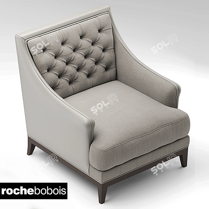 Elegant EPOQ Armchair by Roche Bobois 3D model image 2