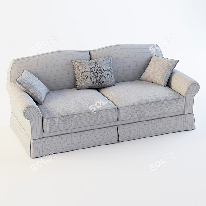 Clotilde Gala Sofa 3D model image 2