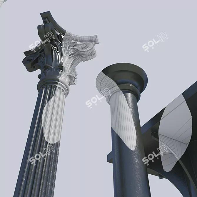 Baranovsky Vol VII: Architectural Column Details 3D model image 2