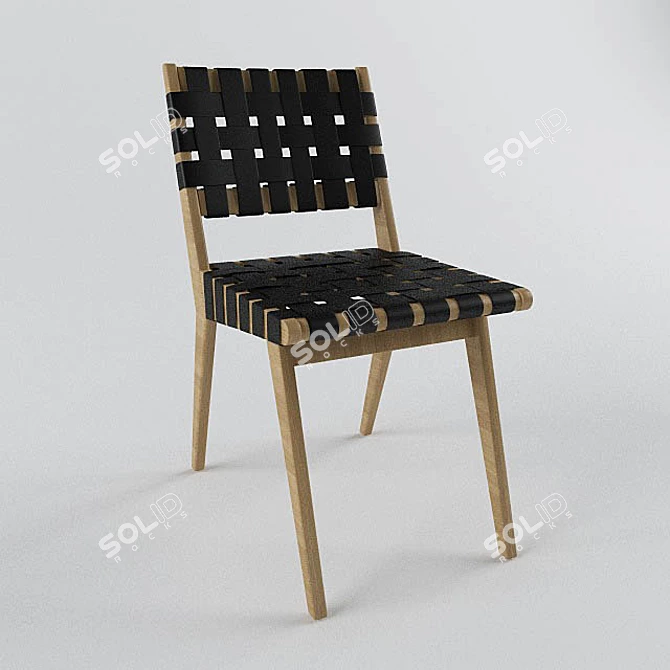 Modern Madagascar Chair 3D model image 1