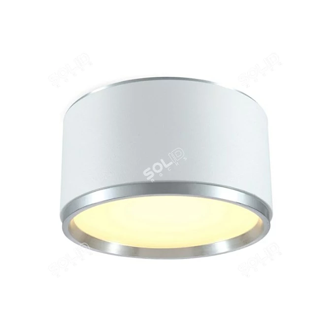 24W LED Ceiling Light, White 3D model image 1
