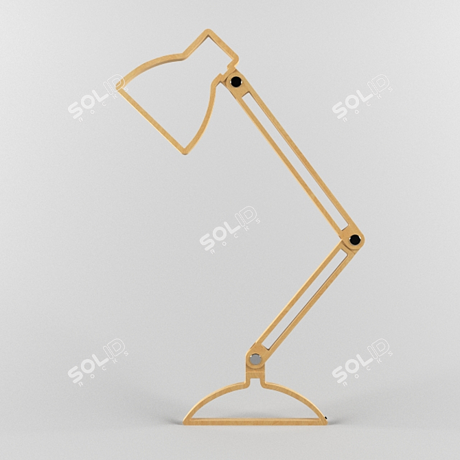 Slimline Wall Lamp 3D model image 1