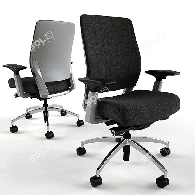 Ergonomic Office Chair 3D model image 1