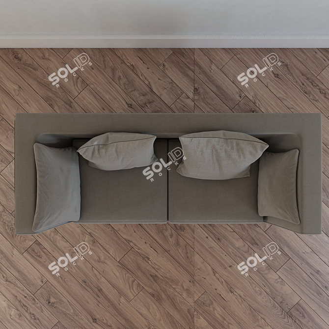 Sleek, Stylish Ultra Modern Sofa 3D model image 3