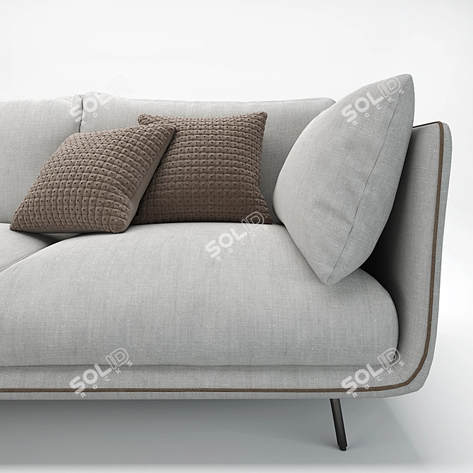 Nube Joe Sofa: Stylish and Comfortable 3D model image 2