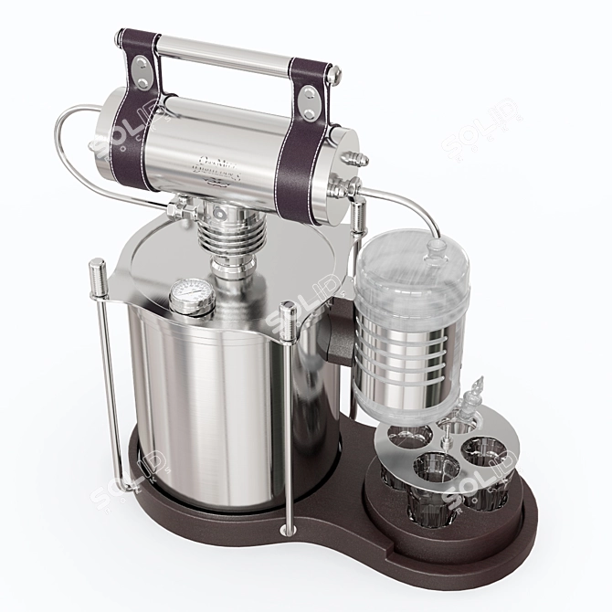 3D Alcohol Brewing Machine 3D model image 2