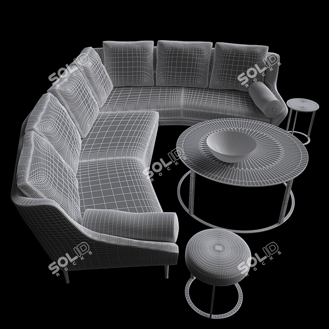 Sleek Design by Citterio 3D model image 3