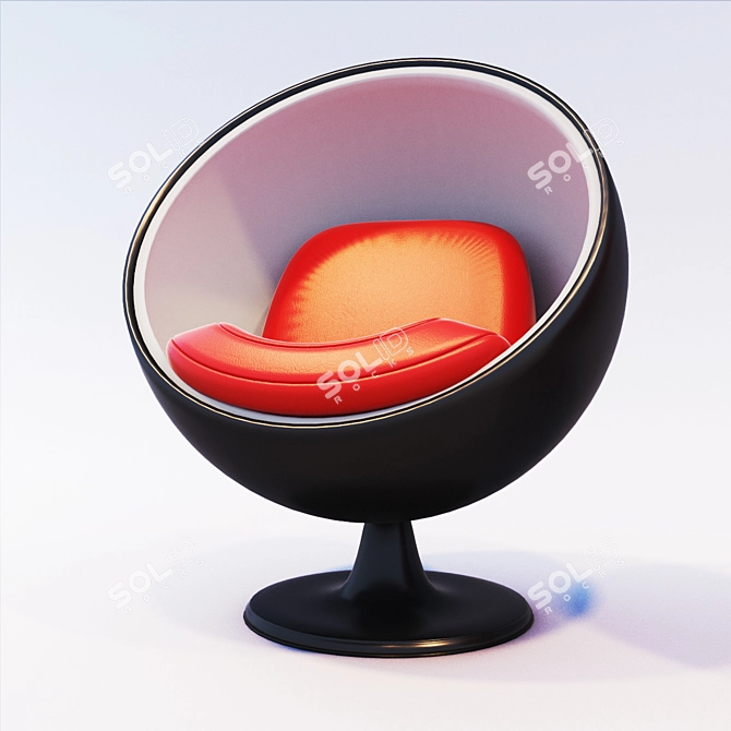 Ball Chair: Create Your Personal Space 3D model image 1