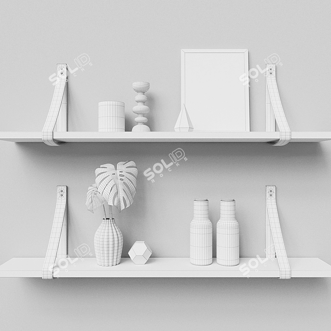 Monstrous Shelf Decor 3D model image 3