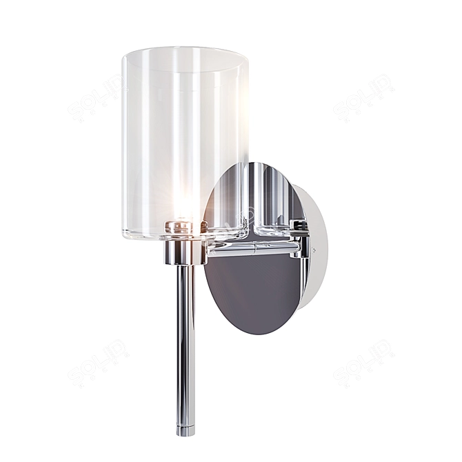 Elegant Spillray Wall Sconce 3D model image 1