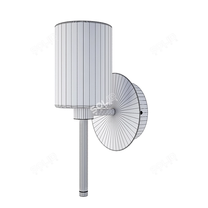 Elegant Spillray Wall Sconce 3D model image 3