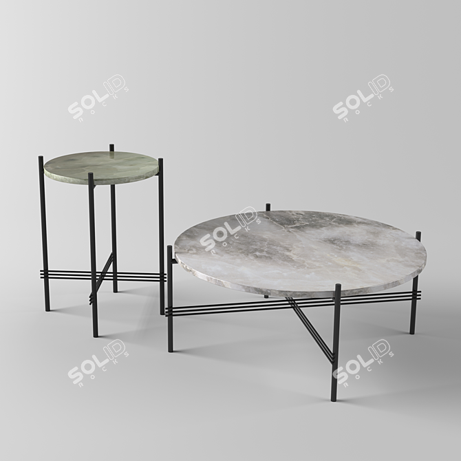 Minimalist TS Coffee Table 3D model image 1