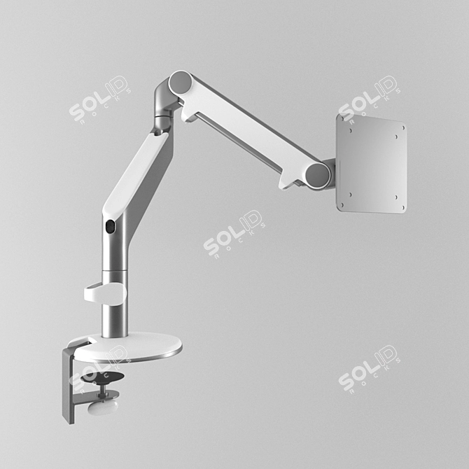 Streamline Your Workspace with HumanScale M2 Monitor Arm 3D model image 1