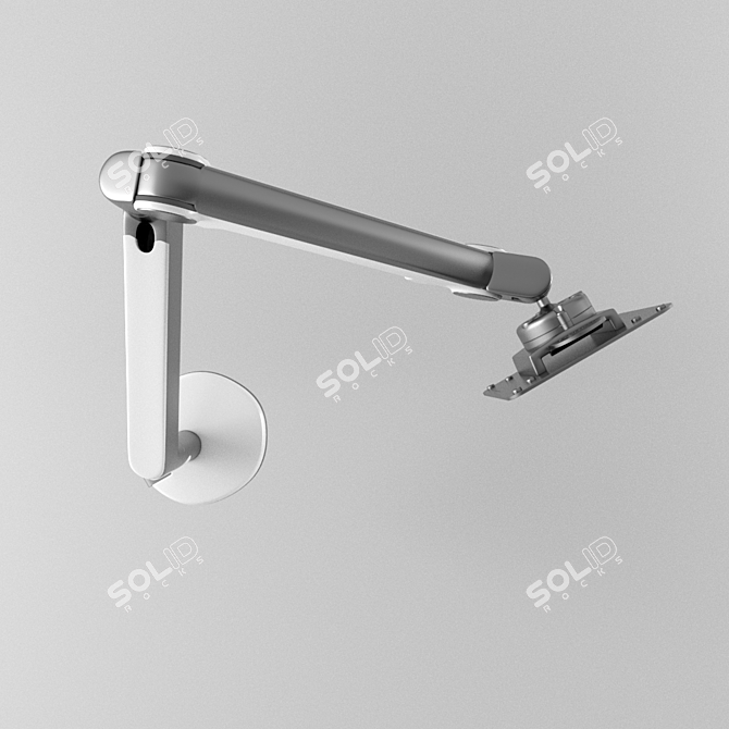 Streamline Your Workspace with HumanScale M2 Monitor Arm 3D model image 3