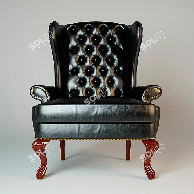 European Classic Sofa: Luxurious Elegance 3D model image 2