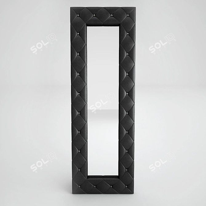 Sleek Ares Mirror: Elegant Reflection 3D model image 1