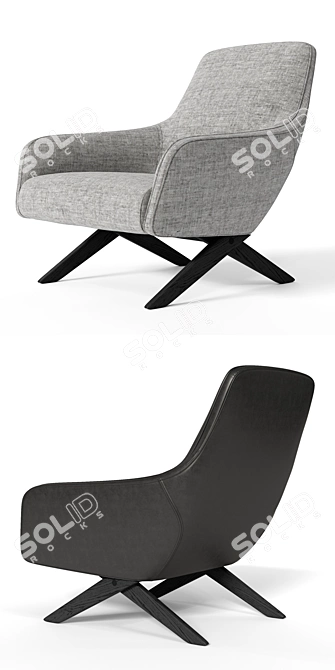 Poliform Marlon: Stylish Chair for Modern Interiors 3D model image 2