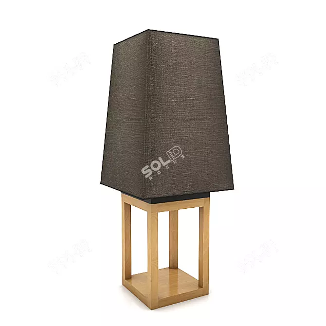 Sleek Modern Floor Lamp 3D model image 1