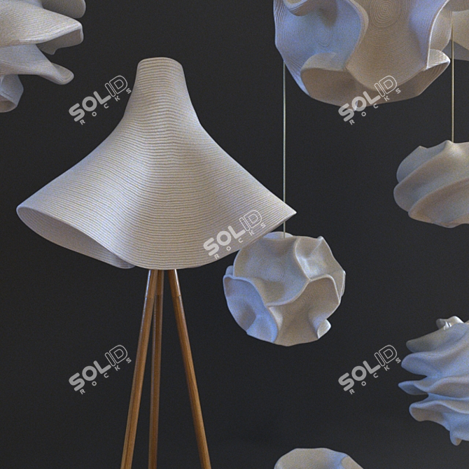 ONG CEN KUANG Alur Lighting Collection 3D model image 3