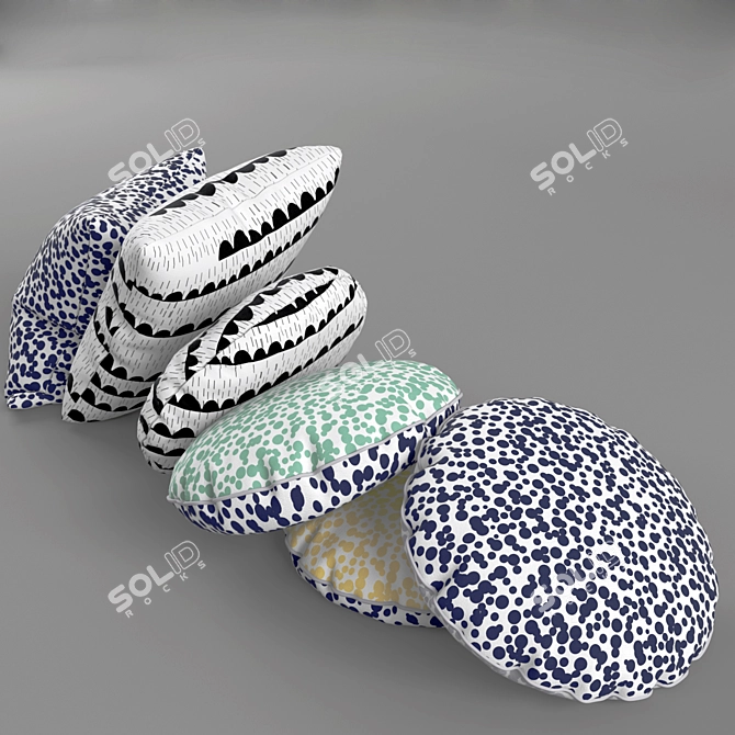 Lilesadi Studio Design Pillows 3D model image 2