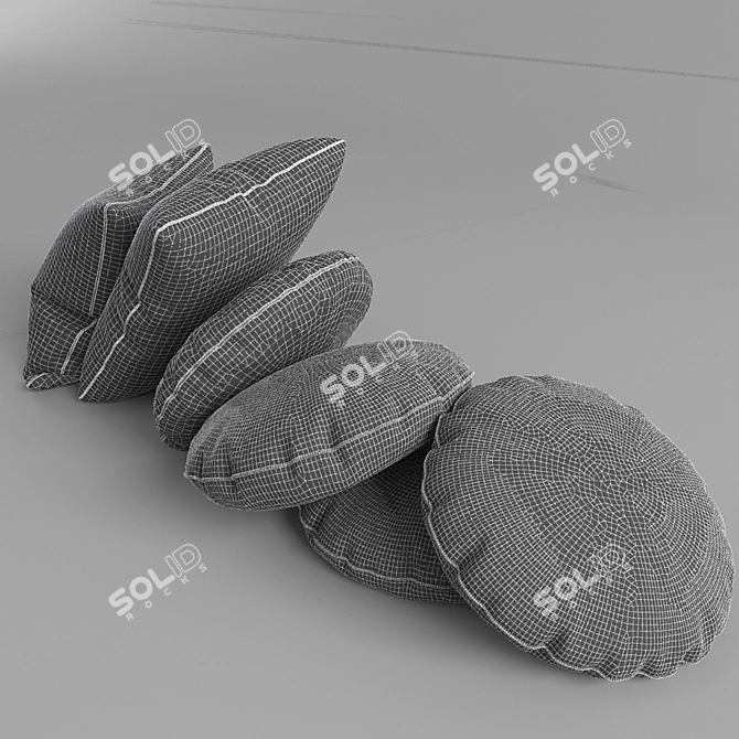 Lilesadi Studio Design Pillows 3D model image 3