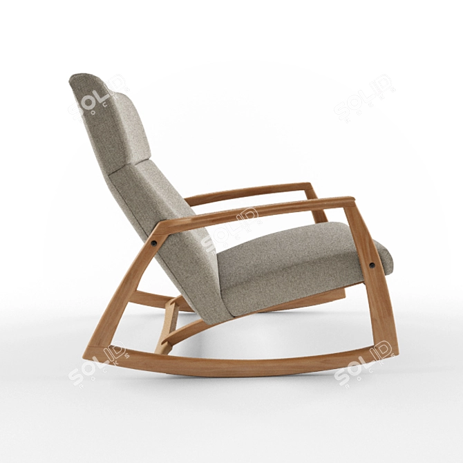 Cosmo Ramsey 1 Chair: Sleek and Stylish Seating 3D model image 2