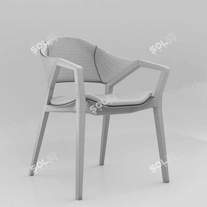 Compact Cassina ICO 133: Sleek & Functional 3D model image 2