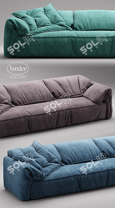 Stylish Casablanca Sofa 3D model image 2