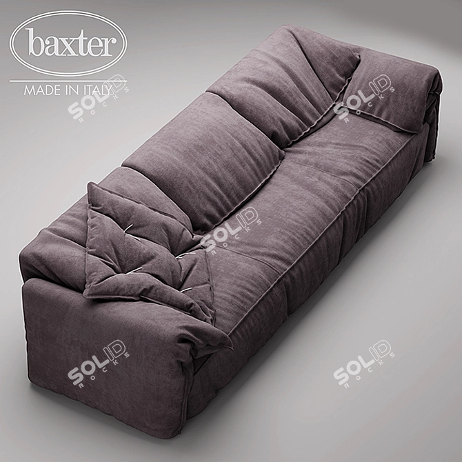 Stylish Casablanca Sofa 3D model image 3