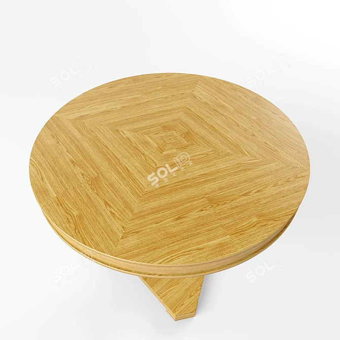 Modern Round 900 Table 3D model image 2